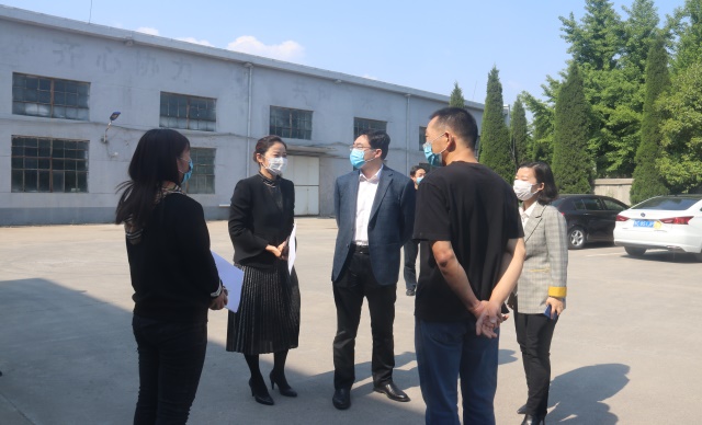 杜海圣一行到淄博中齐电力设备有限公司实地查看台资企业复工复产情况